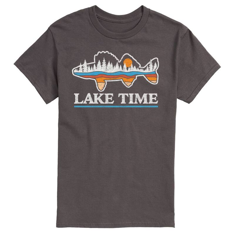 アニメキャラクター メンズ トップス Tシャツ グラフィック Licensed Character Men's Lake Time Graphic Tee Charcoal チャコール 6,986円