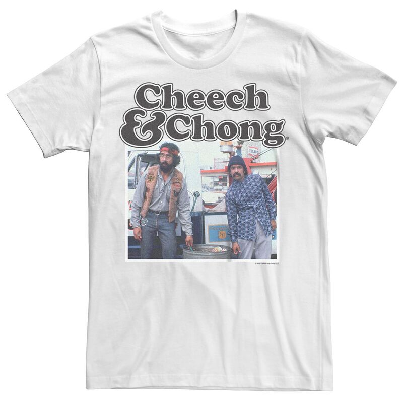 アニメキャラクター メンズ トップス Tシャツ Licensed Character Men's Cheech And Chong Filling Bucketee White ホワイト