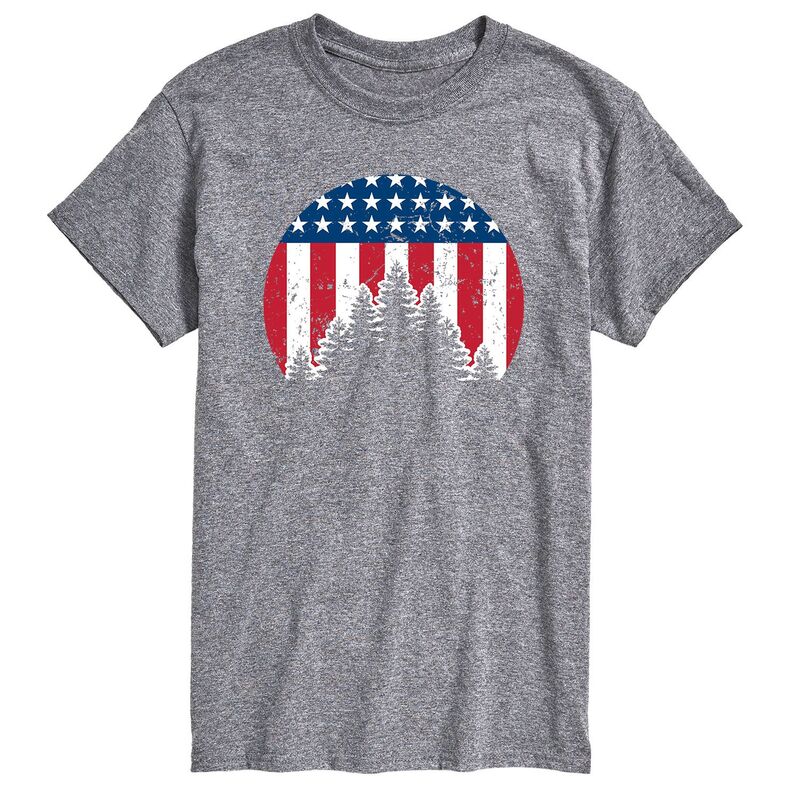 アニメキャラクター メンズ トップス Tシャツ グラフィック Licensed Character Men's American Outdoor Graphic Tee Gray グレー