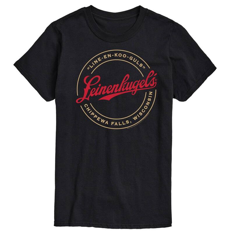 アニメキャラクター メンズ トップス Tシャツ ロゴ グラフィック Licensed Character Men's Leinenkugelogo Graphic Tee Black ブラック