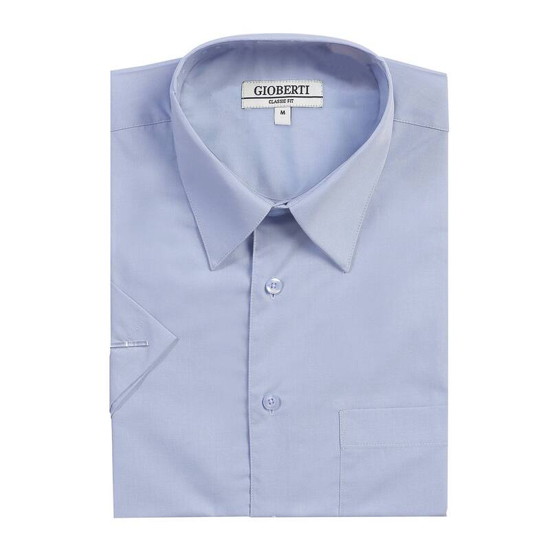 ジョベルティ メンズ トップス Tシャツ Gioberti Menhort Sleeve Solidresshirt Light Blue ブルー