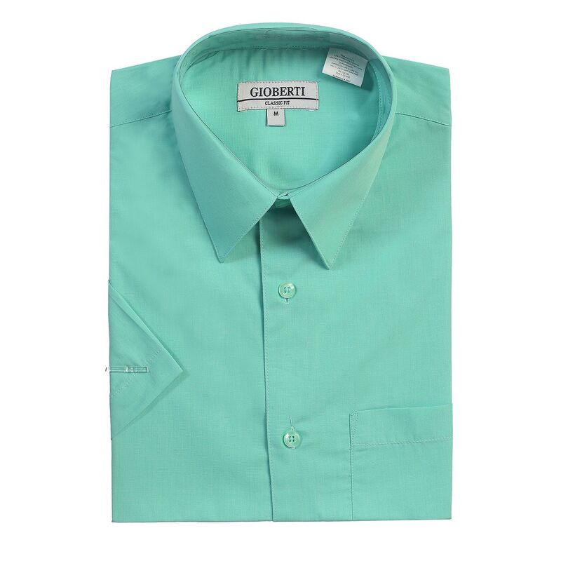 ジョベルティ メンズ トップス Tシャツ Gioberti Menhort Sleeve Solidresshirt Mint B ミント