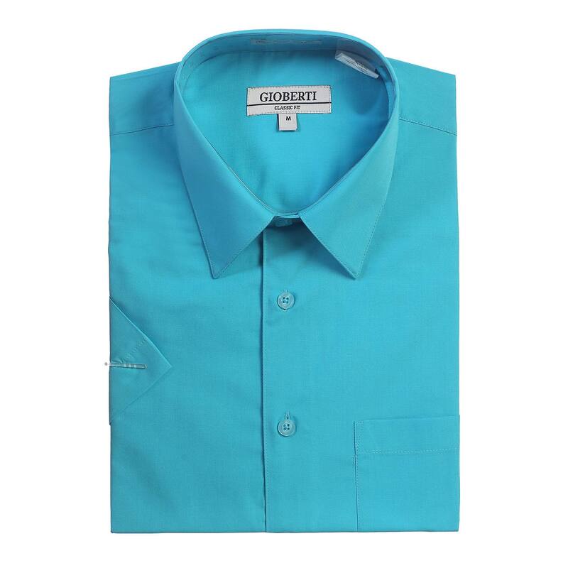 ジョベルティ メンズ トップス Tシャツ Gioberti Menhort Sleeve Solidresshirteal ティール