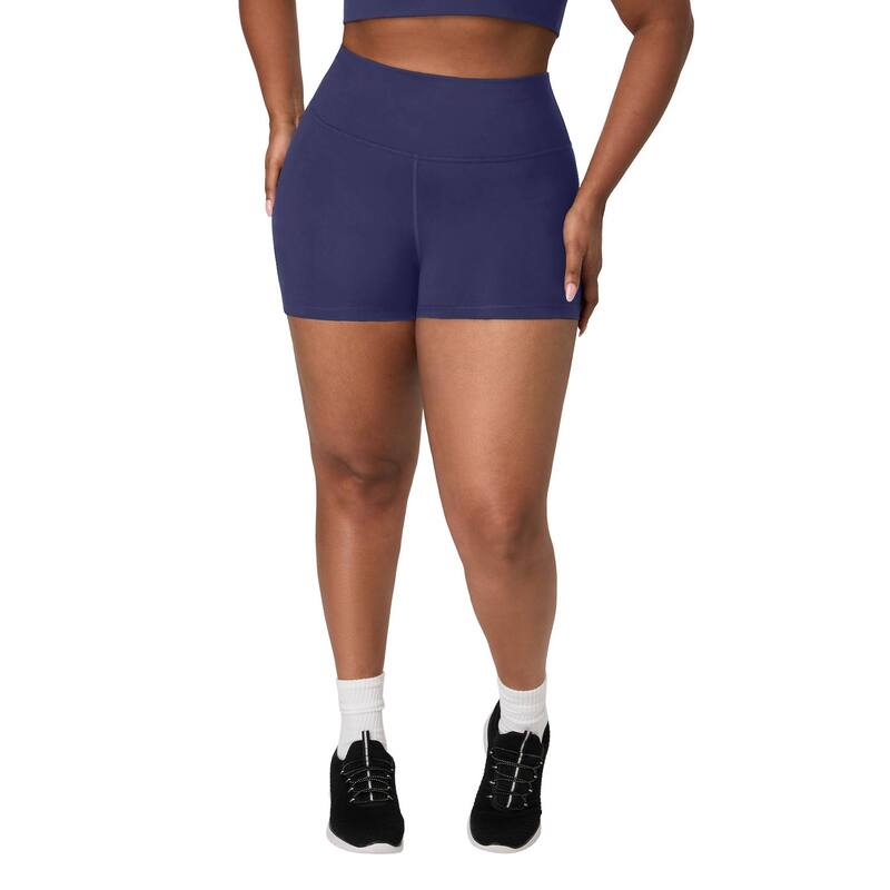 ヘインズ レディース ボトムス ハーフパンツ・ショーツ ショートパンツ Women's Hanes Moves 3-Pack Bike Shorts Imperial Indigo インディゴ