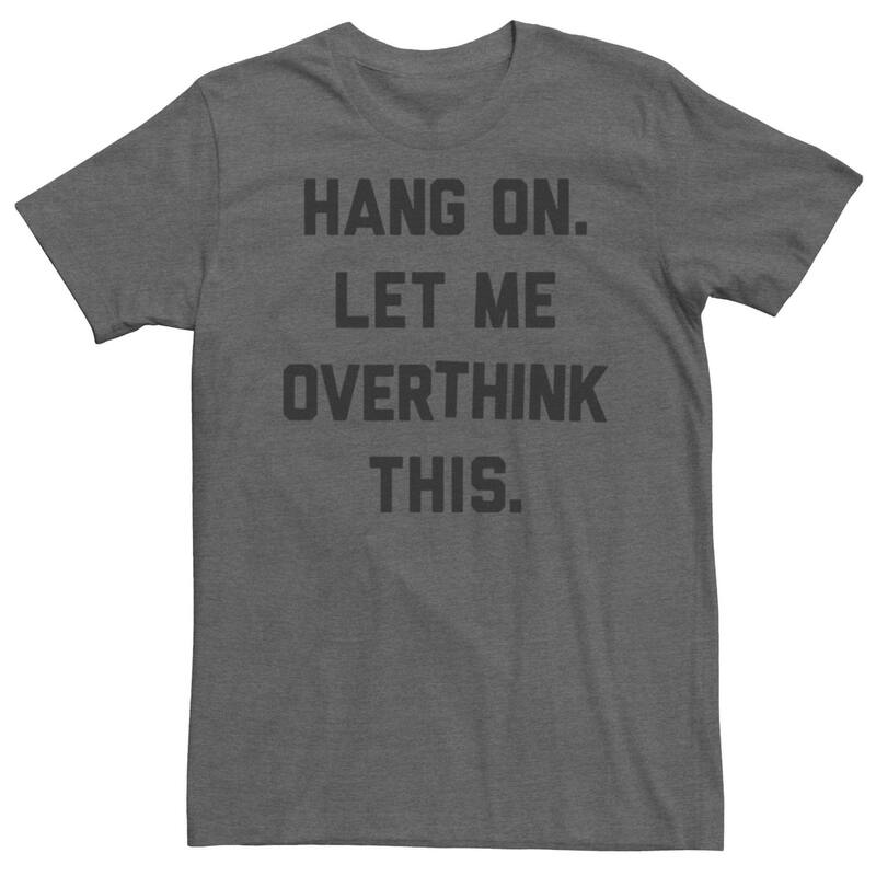 フィフスサン メンズ トップス Tシャツ Fifth Sun Men's Let Me Overthink This Tee Charcoal Heather チャコール