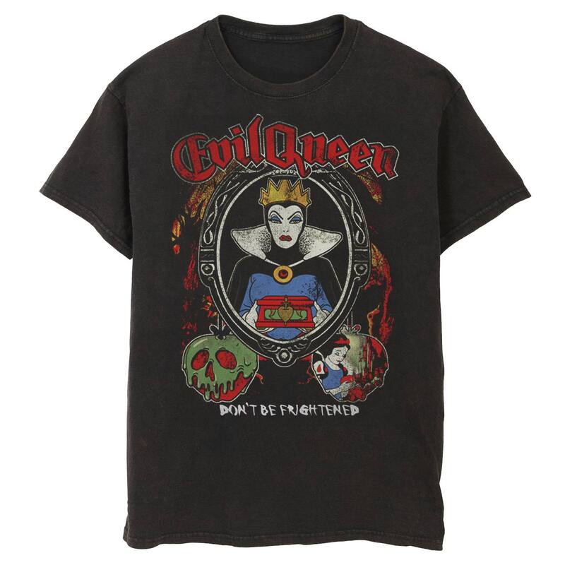 ディズニー メンズ トップス Tシャツ Disney'snowhite Men's Evil Queen Tee Black ブラック
