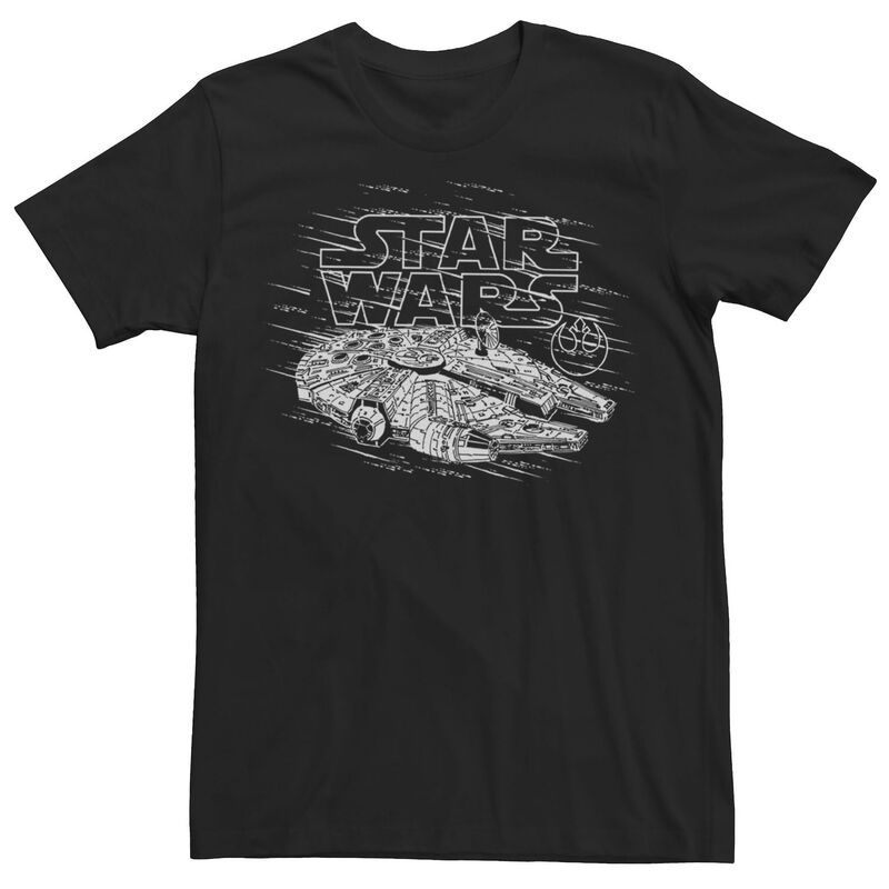 スター ウォーズ メンズ トップス Tシャツ グラフィック Men'star Wars Light Speed Graphic Tee Black ブラック 7,584円