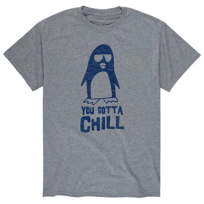 アニメキャラクター メンズ トップス Tシャツ Licensed Character Men's You Gotta Chill Tee Gray グレー
