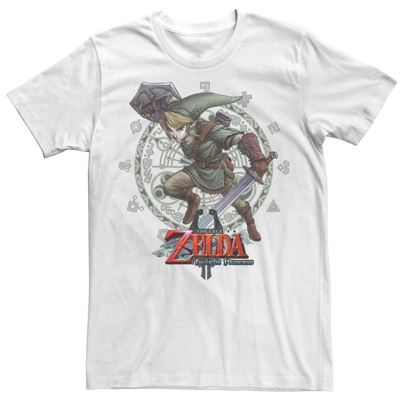 アニメキャラクター メンズ トップス Tシャツ ロゴ Licensed Character Men's Nintendo The Legend Of Zelda Twilight Princess Logo Tee White ホワイト