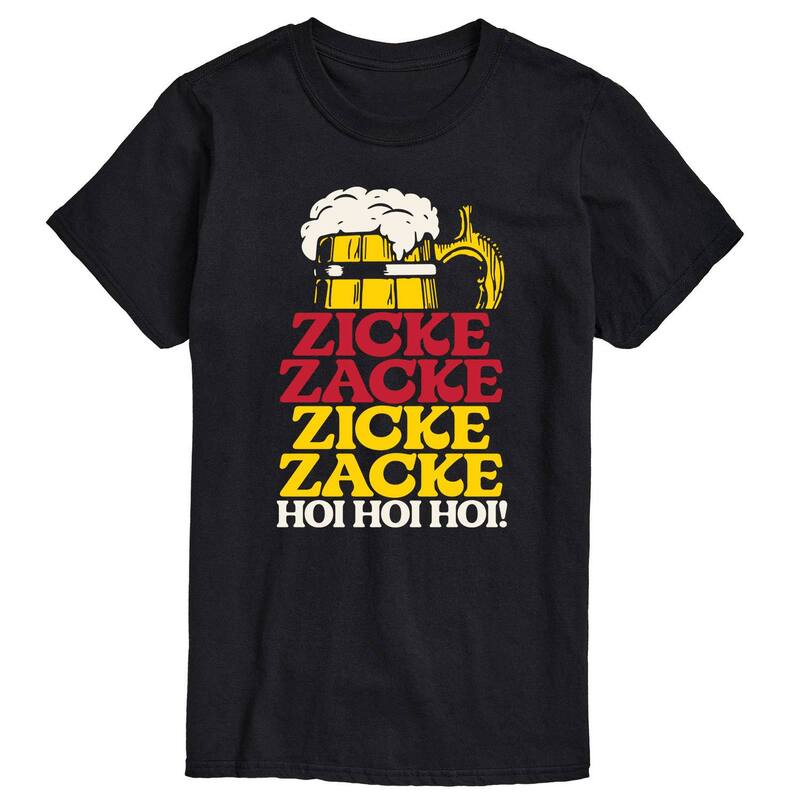 アニメキャラクター メンズ トップス Tシャツ Licensed Character Men's Zicke Zacke Hoi Oktoberfestee Black ブラック