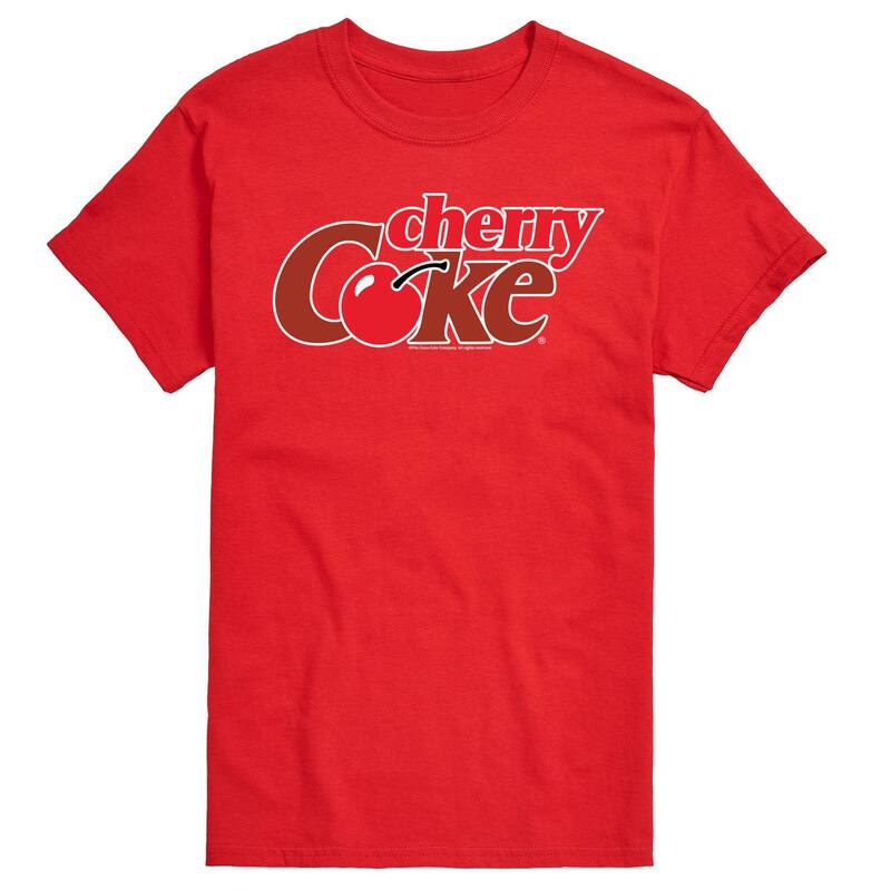 アニメキャラクター メンズ トップス Tシャツ ロゴ グラフィック Licensed Character Men's Coca-Cola Logos Graphicostume Tee Cherry