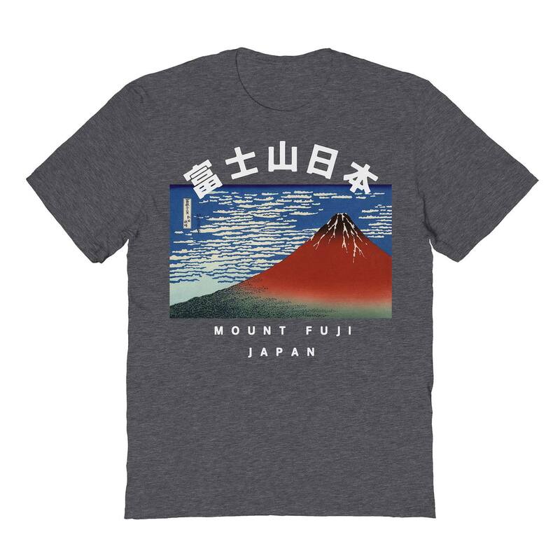 アニメキャラクター メンズ トップス Tシャツ グラフィック Licensed Character Men's Mount Fuji Graphic Tee Dark Heather ヘザー