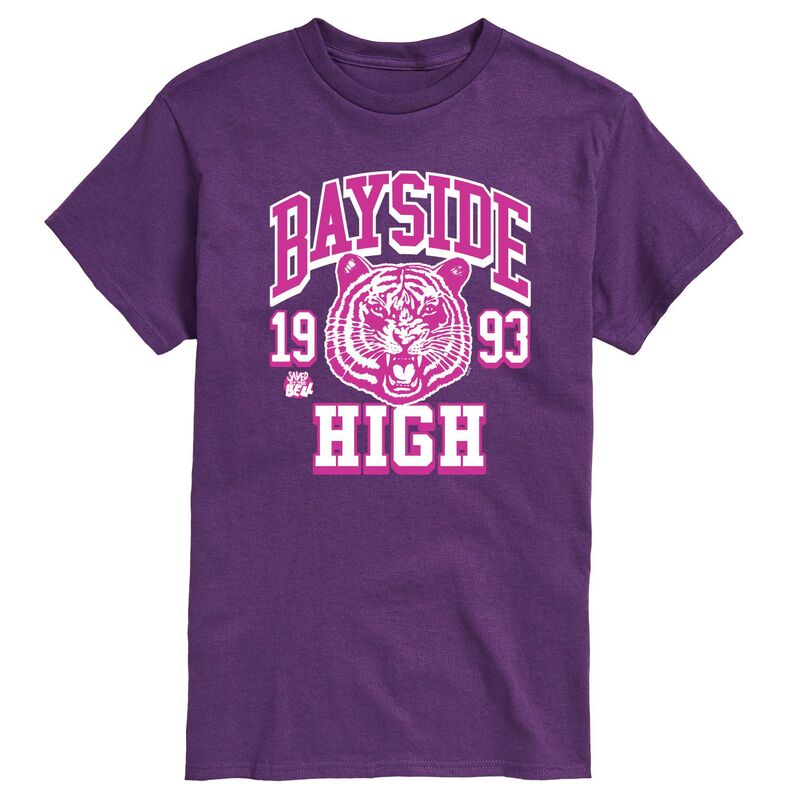 アニメ人となり メンズ トップス ティーシャツ グラフィック Licensed Character Men\u0027saved By The Bell Class Of \u002793 Graphic Tee Purple パープル メンズファッション-トップス-Tシャツ・カットソー