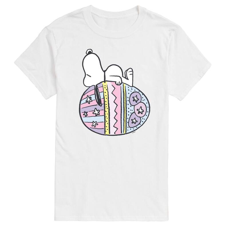 アニメキャラクター メンズ トップス Tシャツ グラフィック Licensed Character Men's Peanutsnoopy Easter Eggraphic Tee White ホワイト