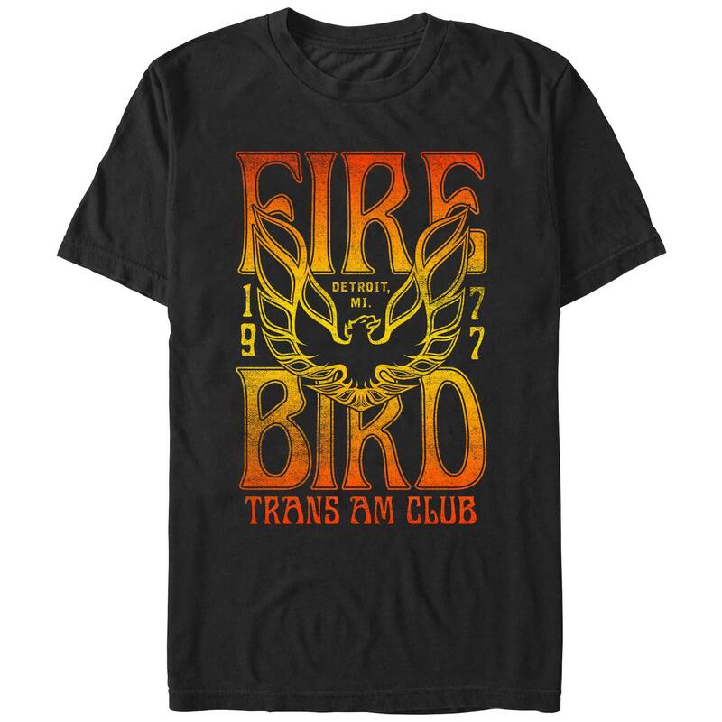 アニメキャラクター メンズ トップス Tシャツ グラフィック Licensed Character Men's Firebird Trans Am Club Graphic Tee Black ブラック