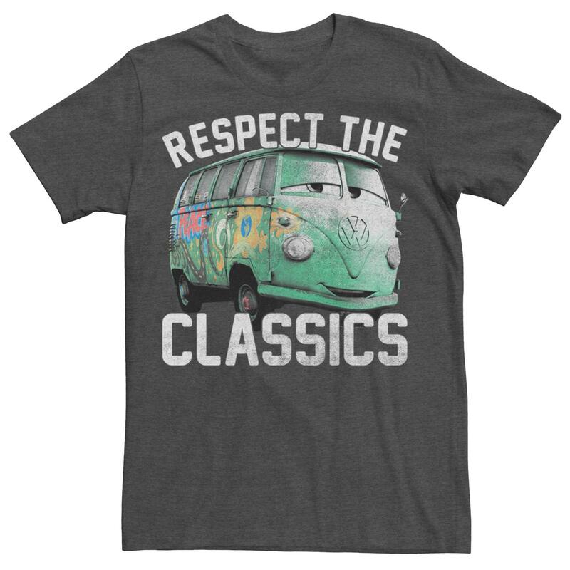 アニメキャラクター メンズ トップス Tシャツ Licensed Character Men's Cars Respecthe Classics Tee Charcoal Heather チャコール