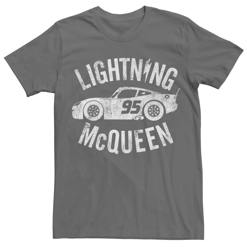 ディズニー ピクサー メンズ トップス Tシャツ グラフィック Disney / Pixar Men's Disney Pixar Cars 3 Lightning McQueen Poster Graphic Tee Charcoal チャコール
