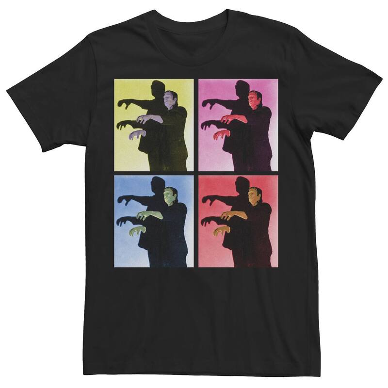 アニメキャラクター メンズ トップス Tシャツ Licensed Character Men's Universal Monsters Frankenstein Tee Black ブラック