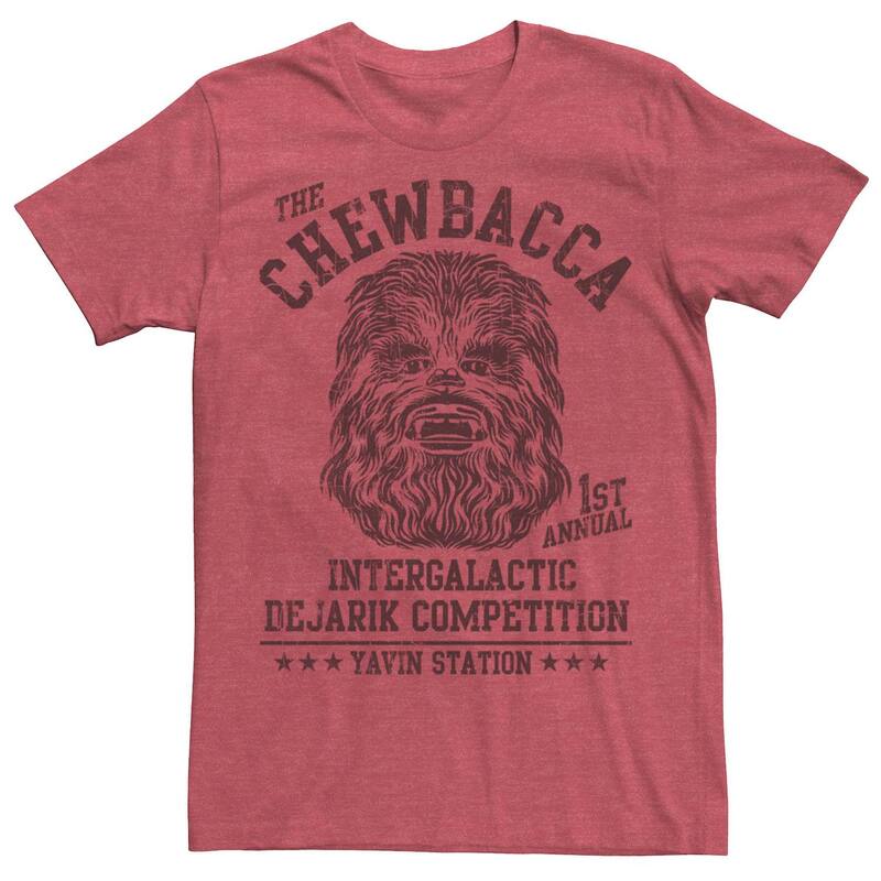 スター ウォーズ メンズ トップス Tシャツ グラフィック Men'star Wars Beard Contest Graphic Tee Red レッド