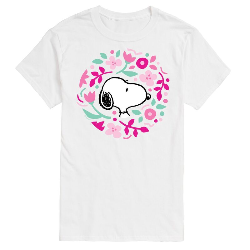 アニメキャラクター メンズ トップス Tシャツ Licensed Character Men's Peanuts Valentine Tee White ホワイト