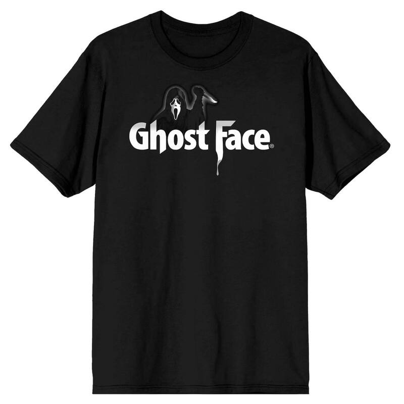 アニメキャラクター メンズ トップス Tシャツ ロゴ Licensed Character Men's Ghost Face Logo Tee Black ブラック