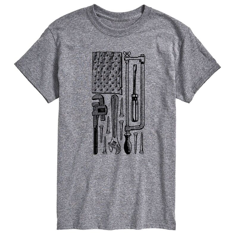 アニメキャラクター メンズ トップス Tシャツ グラフィック Licensed Character Men's Tool Flagraphic Tee Gray グレー