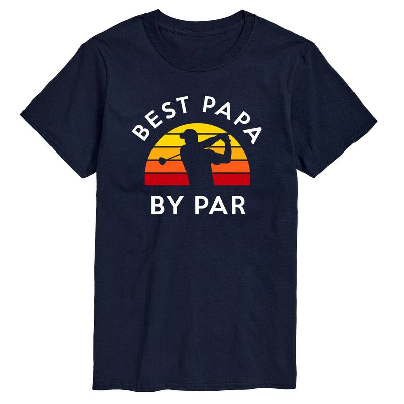 アニメキャラクター メンズ トップス Tシャツ グラフィック Licensed Character Men's Best Papa By Par Golf Graphic Tee Navy ネイビー