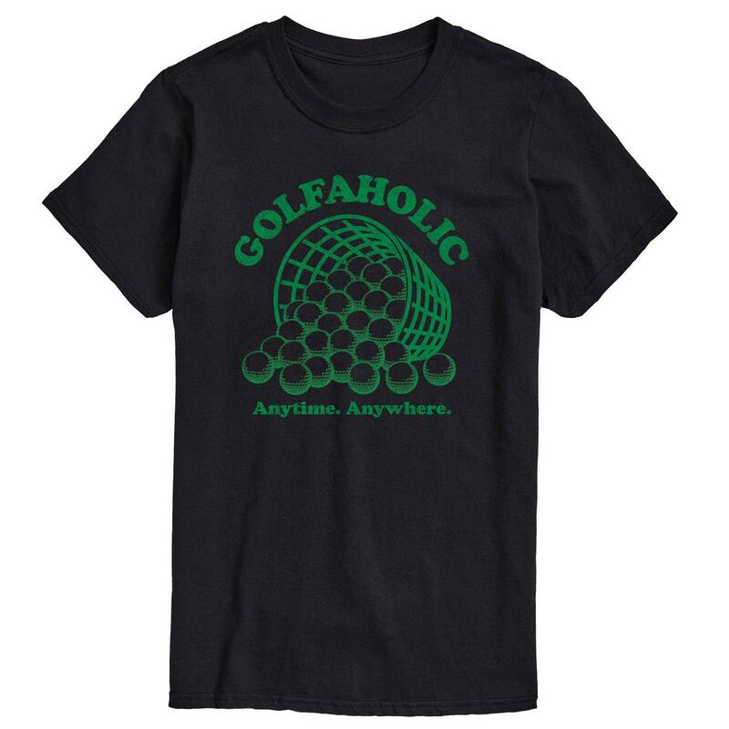 アニメキャラクター メンズ トップス Tシャツ グラフィック Licensed Character Men's Golfaholic Graphic Tee Black ブラック