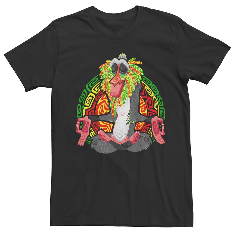 ディズニー メンズ トップス Tシャツ Disney's The Lion King Freaky Rafiki Men's Tee Black ブラック