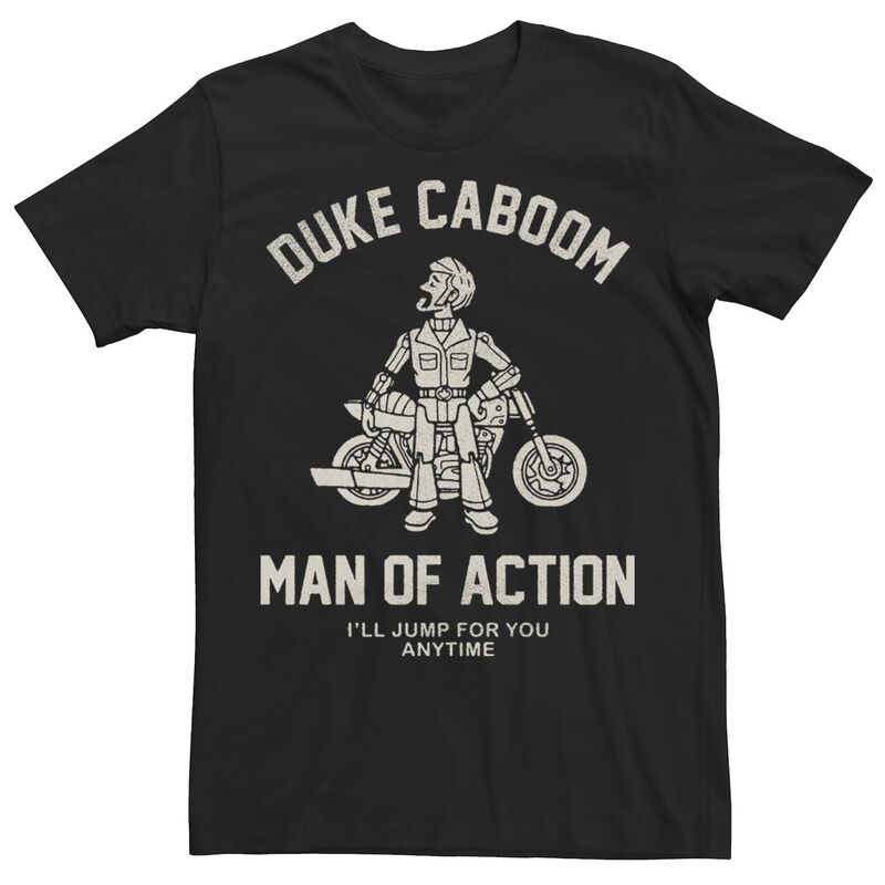 ディズニー ピクサー メンズ トップス Tシャツ Disney / Pixar's Toy Story Duke Caboomen's Man Of Action Tee Black ブラック