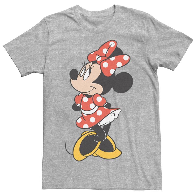 ディズニー メンズ トップス Tシャツ ヴィンテージ Disney's Minnie Mouse Vintage Minnie Pose Men's Tee Athletic Heather ヘザー