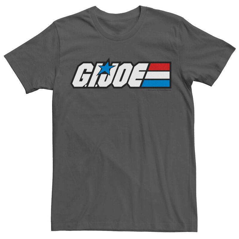 アニメキャラクター メンズ トップス Tシャツ ロゴ Licensed Character Men's G.I. Joe Simple Logo Tee Charcoal チャコール
