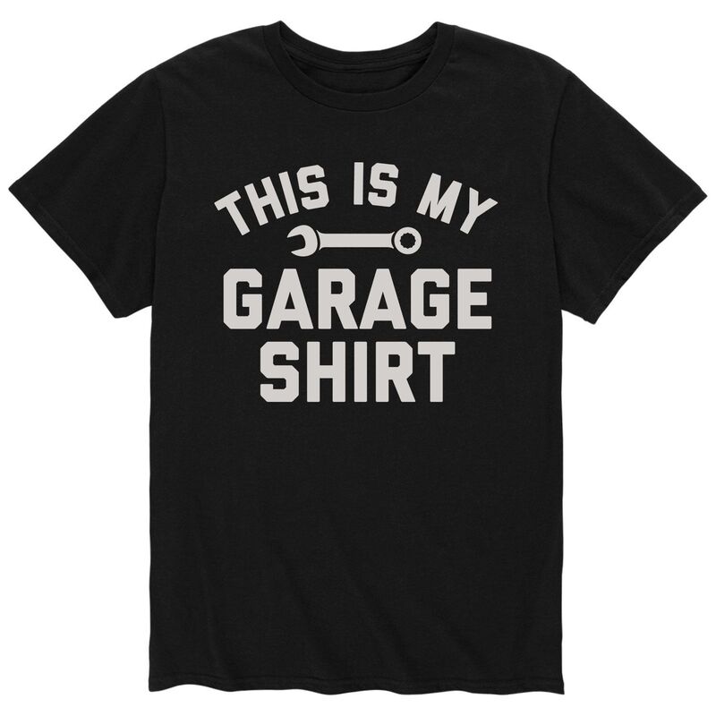 アニメキャラクター メンズ トップス Tシャツ Licensed Character Men's This My Garage Tee Black ブラック