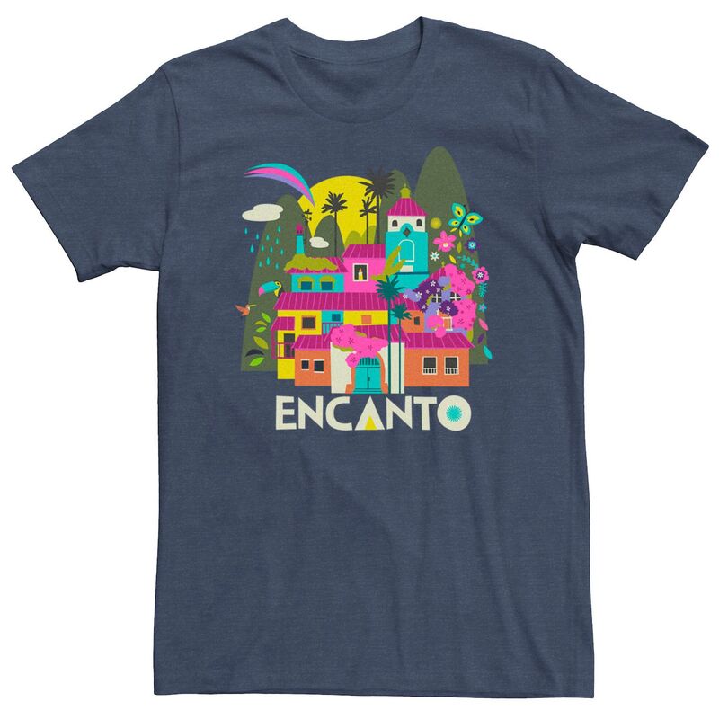 ディズニー メンズ トップス Tシャツ トール Big & Tall Disney Encanto Village Portraitee Navy Heather ヘザー 6,826円