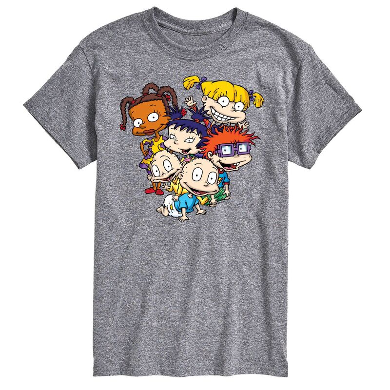 ニコロデオン メンズ トップス Tシャツ トール グラフィック Nickelodeon Big & Tall Rugrats Graphic Tee Gray グレー