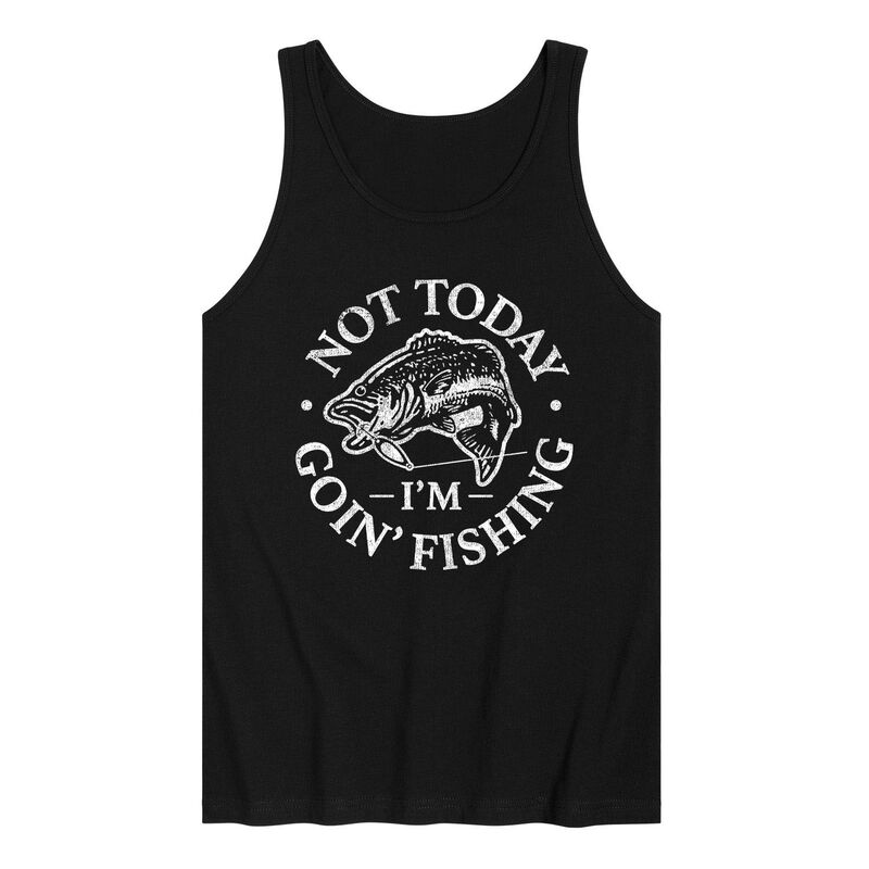 アニメキャラクター メンズ トップス Tシャツ Licensed Character Men's Notoday Goin' Fishing Tank Top Black ブラック