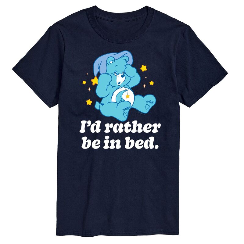 アニメキャラクター メンズ トップス Tシャツ トール グラフィック Licensed Character Big & Tall Care Bears Rather Be In Bed Graphic Tee Navy ネイビー