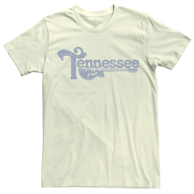 アニメキャラクター メンズ トップス Tシャツ Licensed Character Men's Tennessee Split Guitar Title Tee Natural