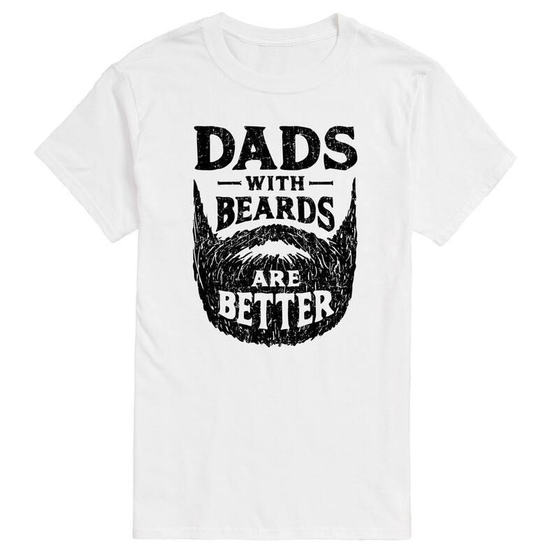 アニメキャラクター メンズ トップス Tシャツ Licensed Character Men's Dads With Beards Better Tee White ホワイト