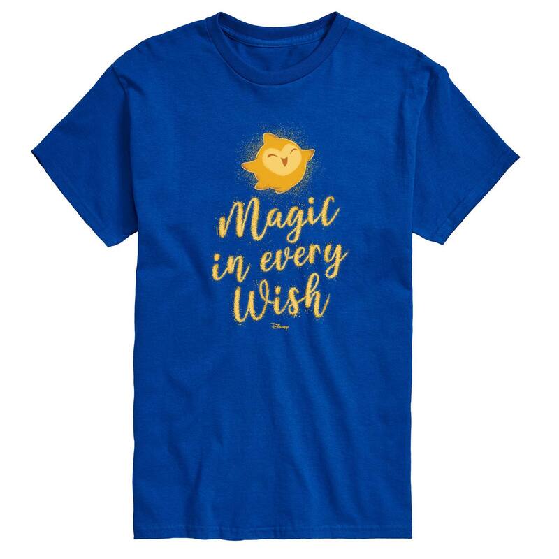 ディズニー メンズ トップス Tシャツ グラフィック Disney's Wish Star Men's Magic In Every Wish Graphic Tee Blue ブルー