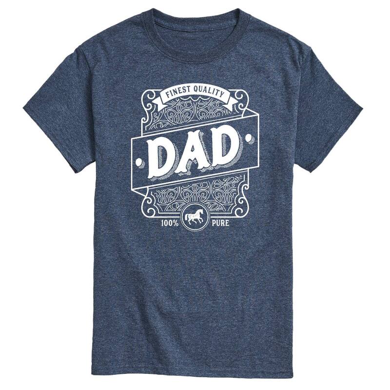 アニメキャラクター メンズ トップス Tシャツ グラフィック Licensed Character Men's Dad Liquor Label Graphic Tee Heather Blue ヘザー