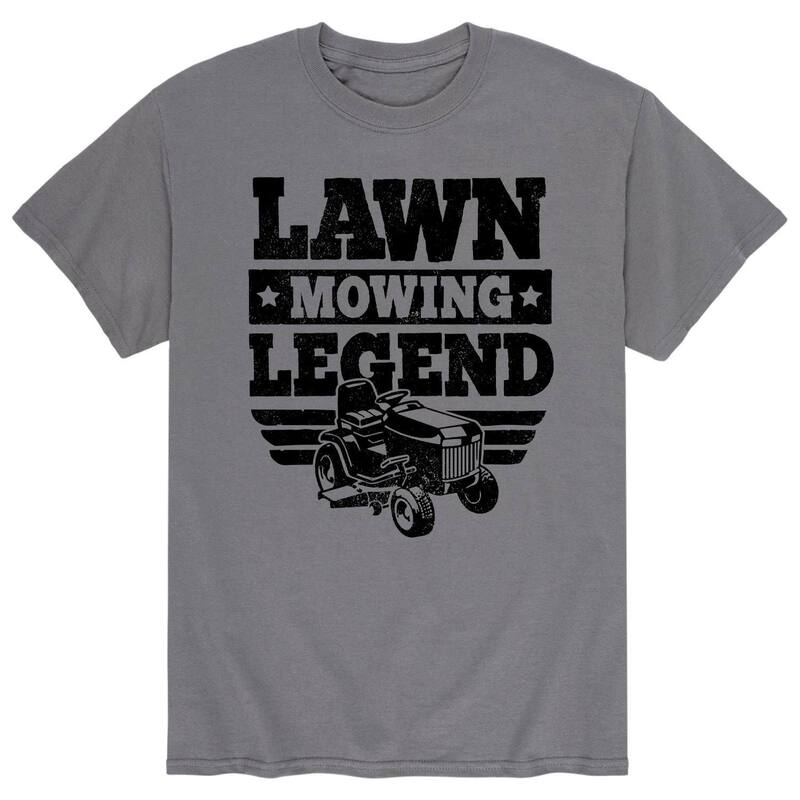 アニメキャラクター メンズ トップス Tシャツ Licensed Character Men's Lawn Mowing Legend Tee Gray グレー