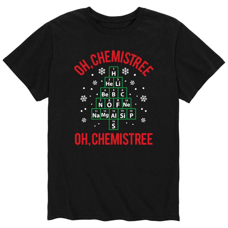 アニメキャラクター メンズ トップス Tシャツ Licensed Character Men's Oh Chemistree Tee Black ブラック