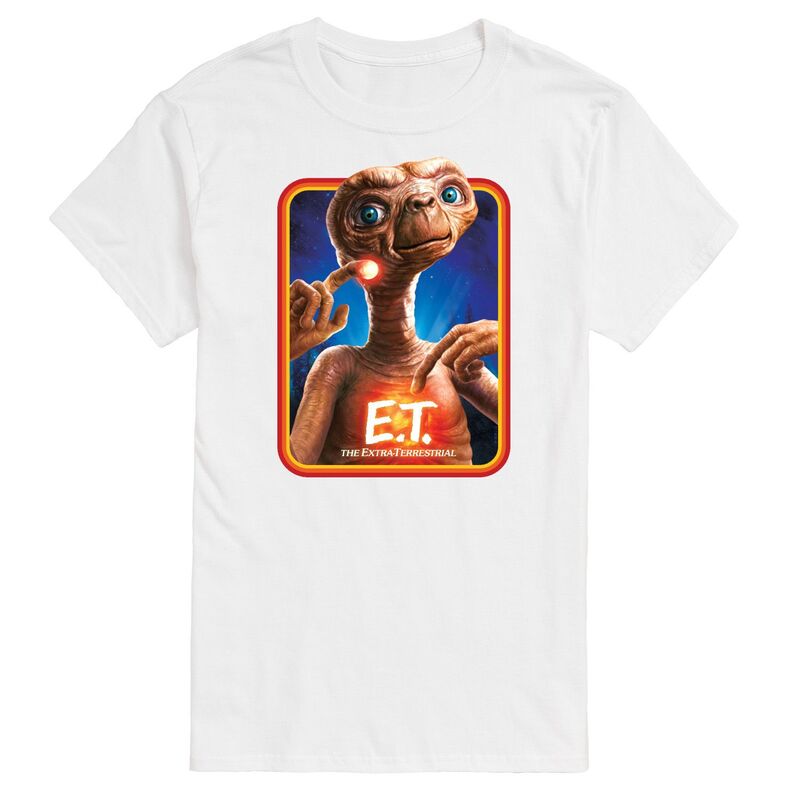 アニメキャラクター メンズ トップス Tシャツ トール Licensed Character Big & Tall ET Retro Tee White ホワイト