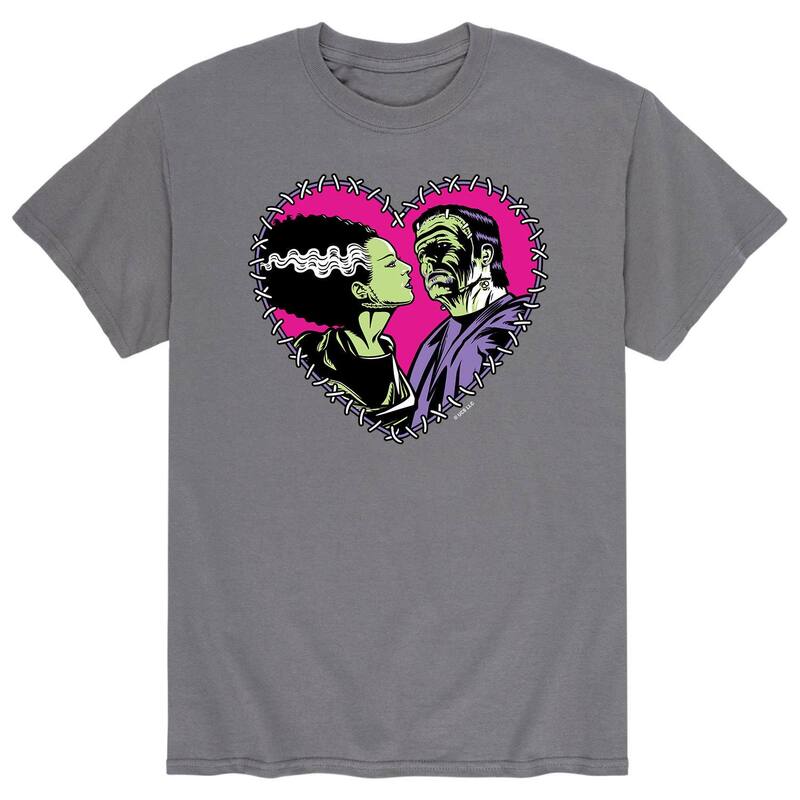 アニメキャラクター メンズ トップス Tシャツ Licensed Character Men's Classic Monsters Heartee Gray グレー