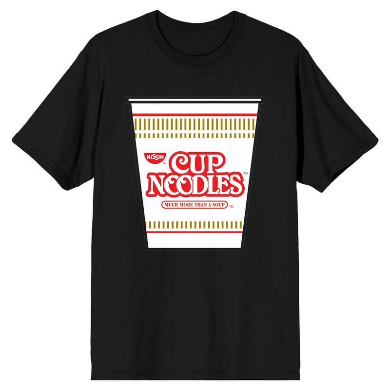 アニメキャラクター メンズ トップス Tシャツ Licensed Character Men's Nissinstant Cup Noodles Tee Black ブラック