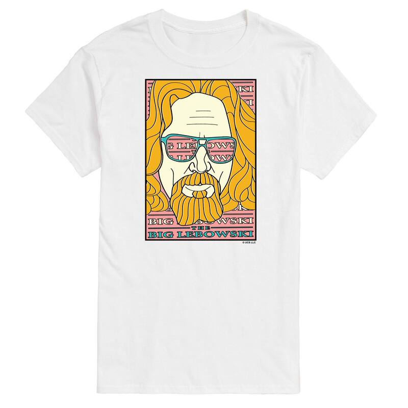 アニメキャラクター メンズ トップス Tシャツ トール グラフィック Licensed Character Big & Tall The Big Lebowski Graphic Tee White ホワイト