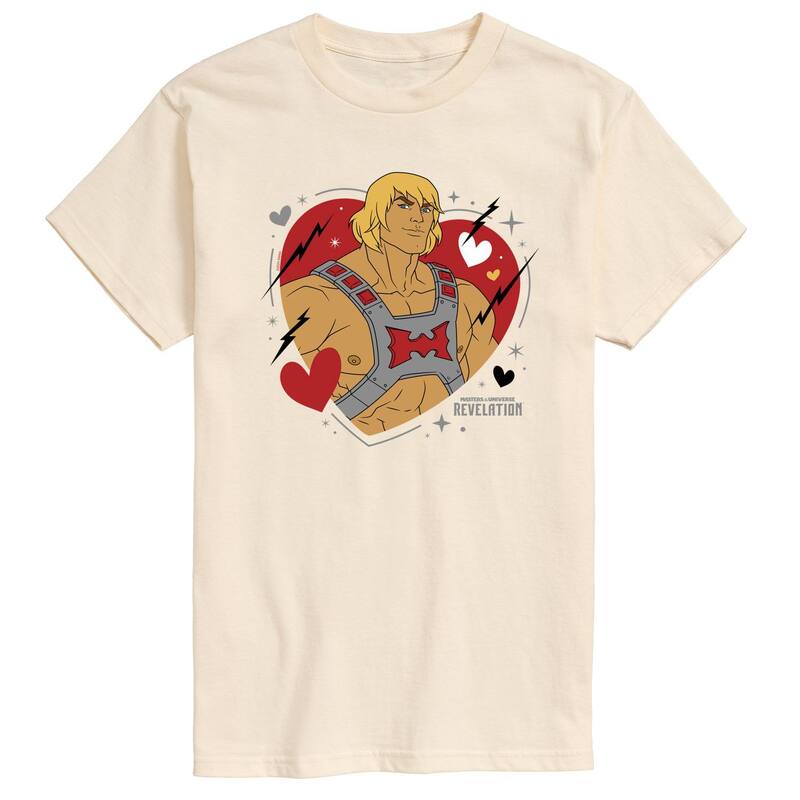 アニメキャラクター メンズ トップス Tシャツ グラフィック Licensed Character Men's Masters Of The Universe He Man Graphic Tee Cream クリーム