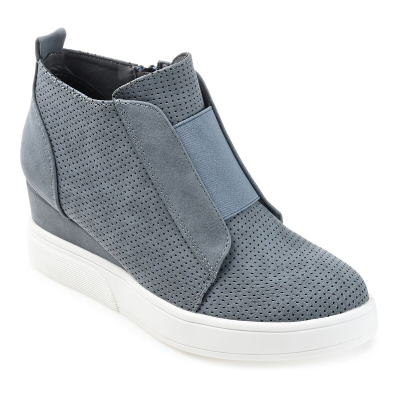 ジュルネ コレクション レディース シューズ スニーカー Journee Collection Clara Women's Wedge Sneakers Blue ブルー