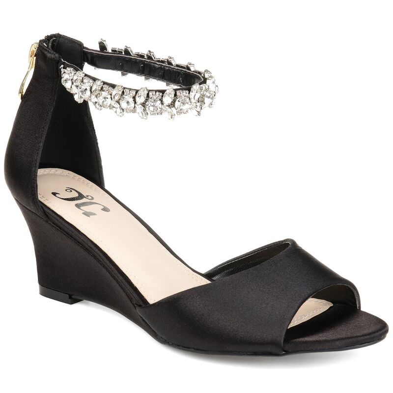 ジュルネ コレクション レディース シューズ パンプス Journee Collection Connor Women's Dress Wedges Black ブラック